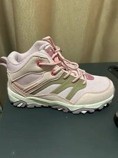 Zapatillas de trekking rosadas para niña talla 34 - miniatura 1