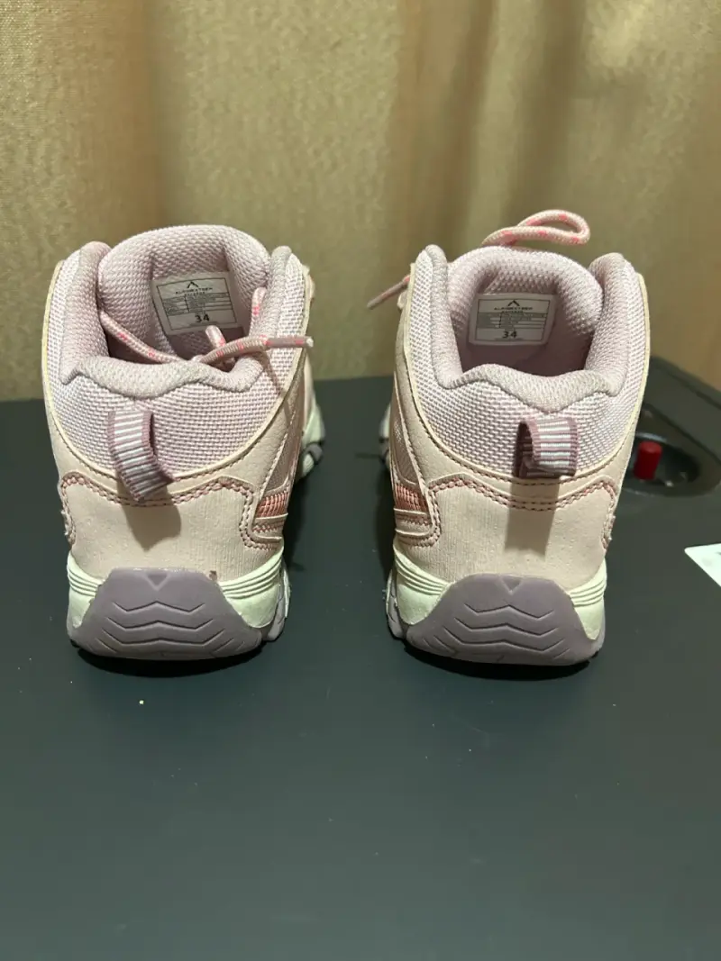Zapatillas de trekking rosadas para niña talla 34 - 5