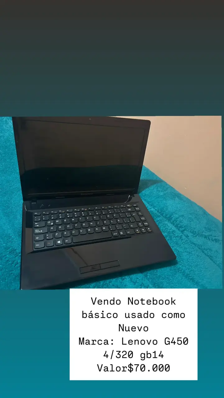 Notebook Lenovo G450 usado