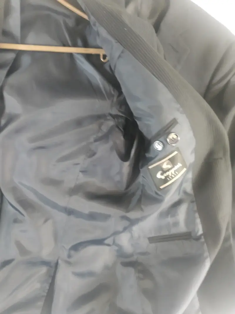Blazer de rayas gris oscuro - 3