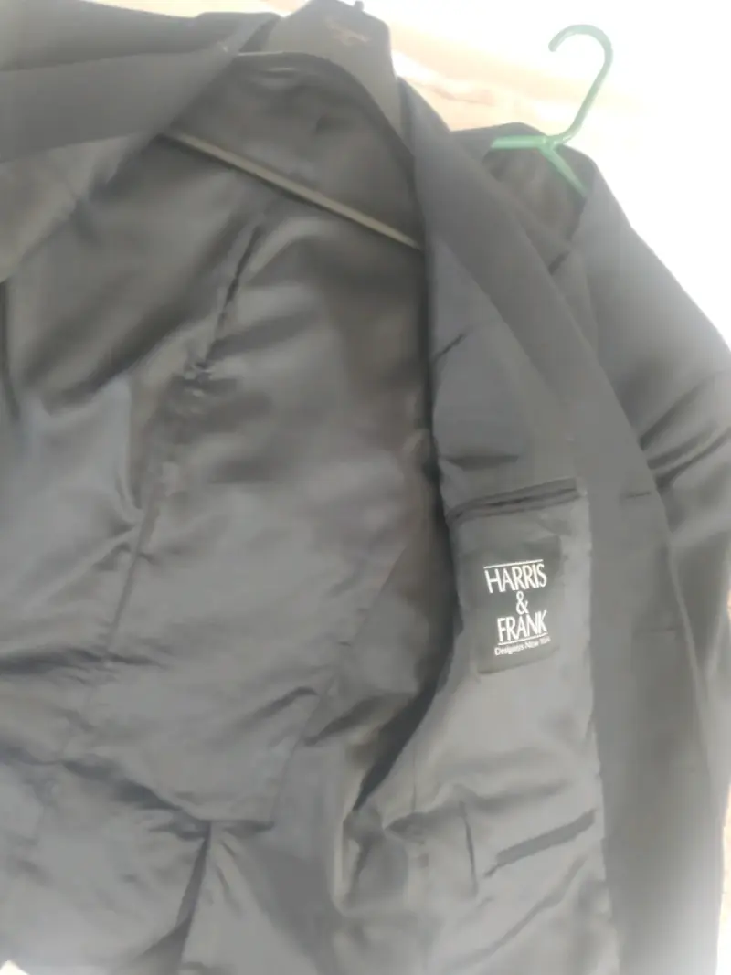 Blazer de rayas gris oscuro - 4