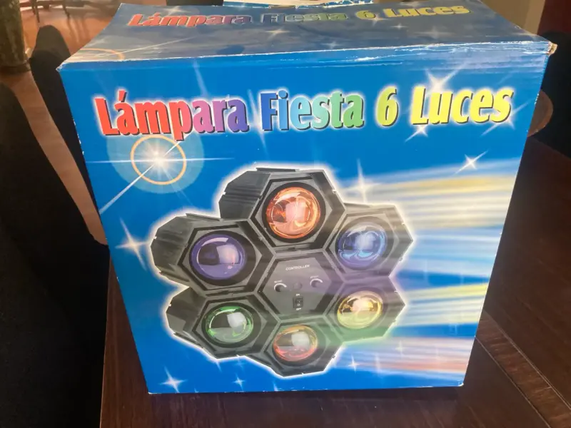 Lámpara Fiesta 6 Luces Multicolor - 4