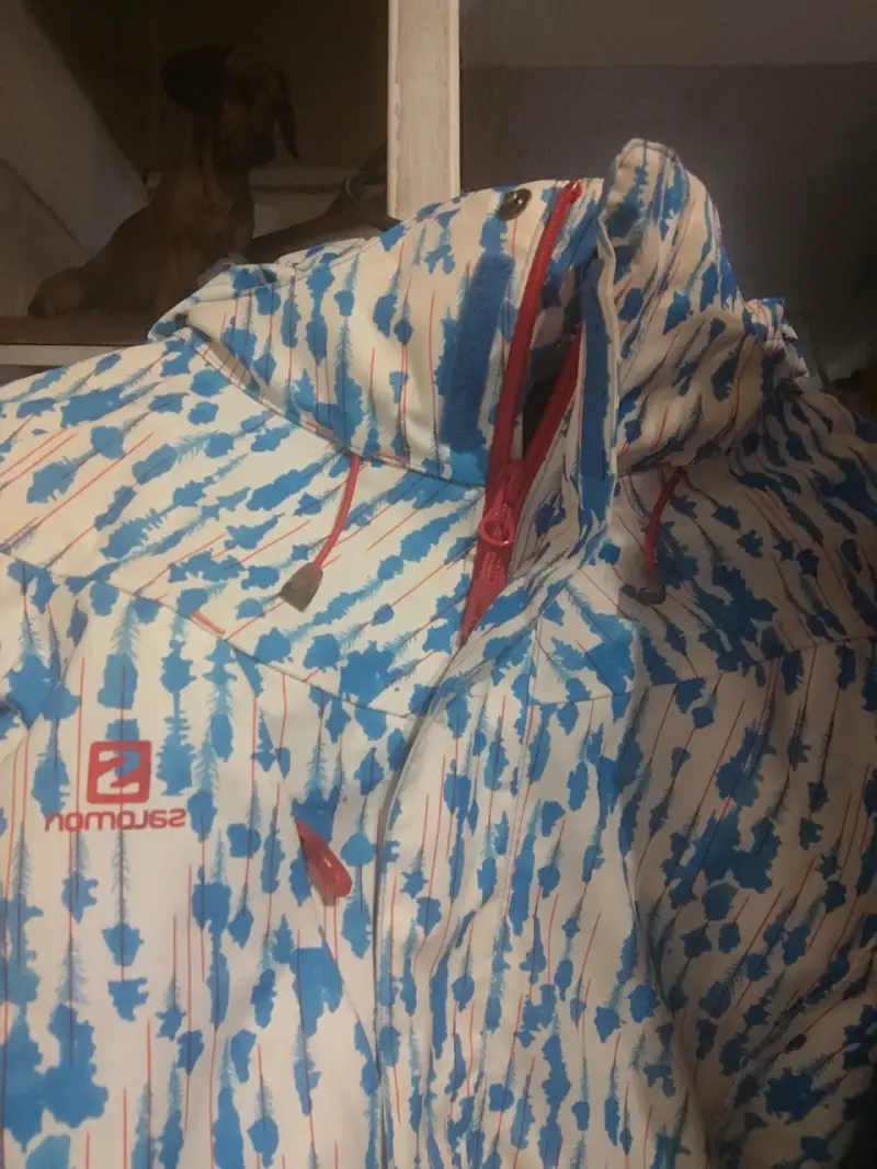 Chaqueta outdoor estampada azul - 4