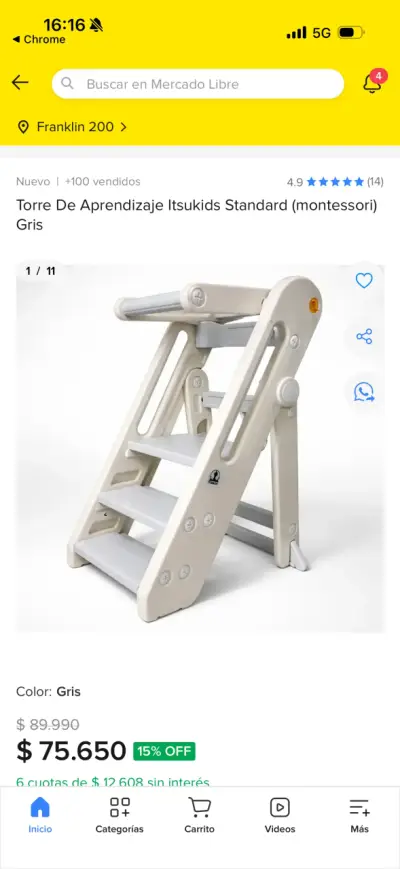 Escalera de aprendizaje para niños - miniatura 3