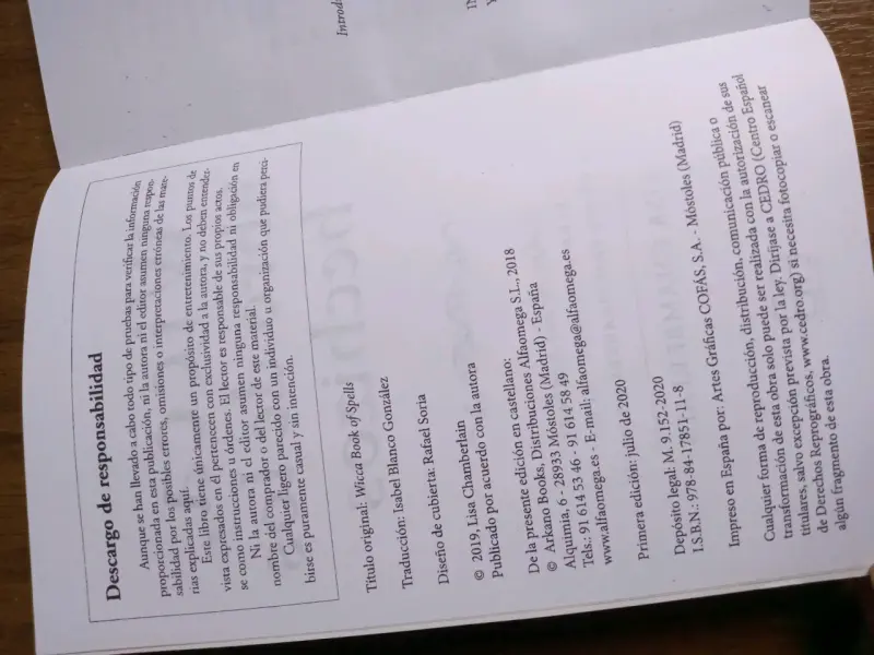 Libro Wicca de hechizos - 3