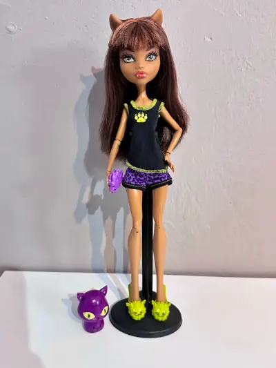 Muñeca Monster High Clawdeen Wolf Dead tired 2008 - miniatura 1