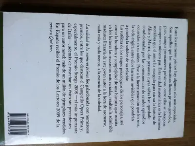 Libro La soledad de los números primos - miniatura 2