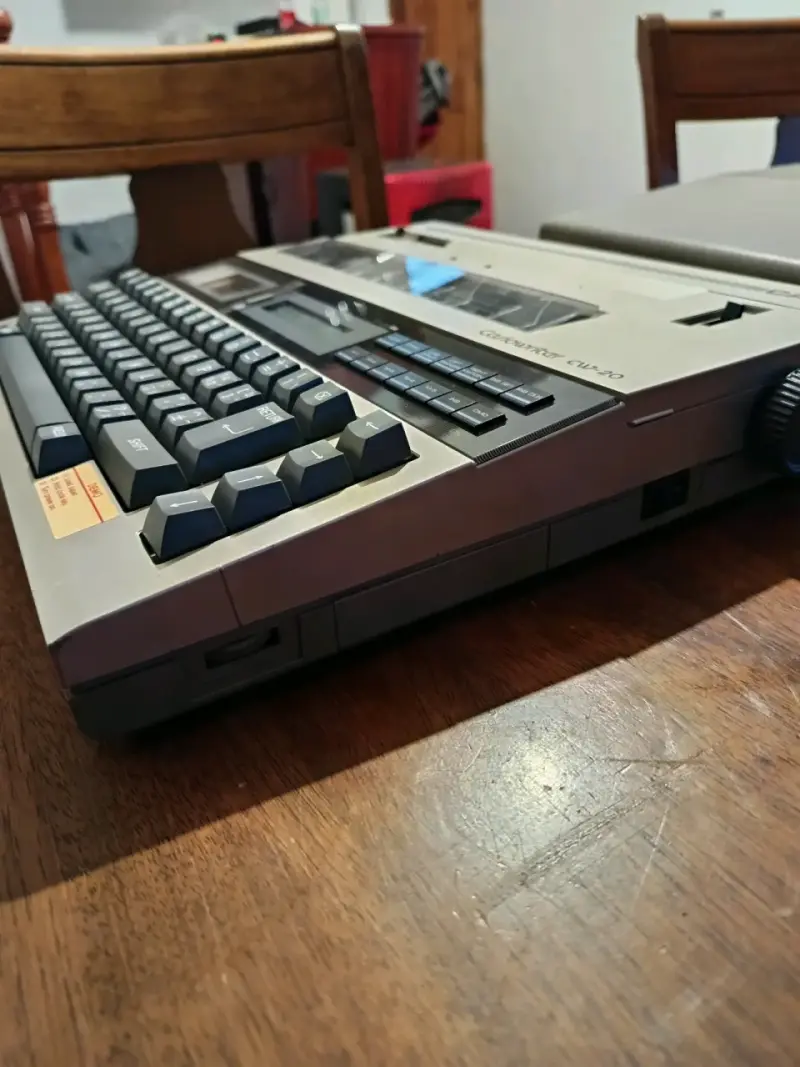 Máquina de escribir Casio modelo CW-20 - 5