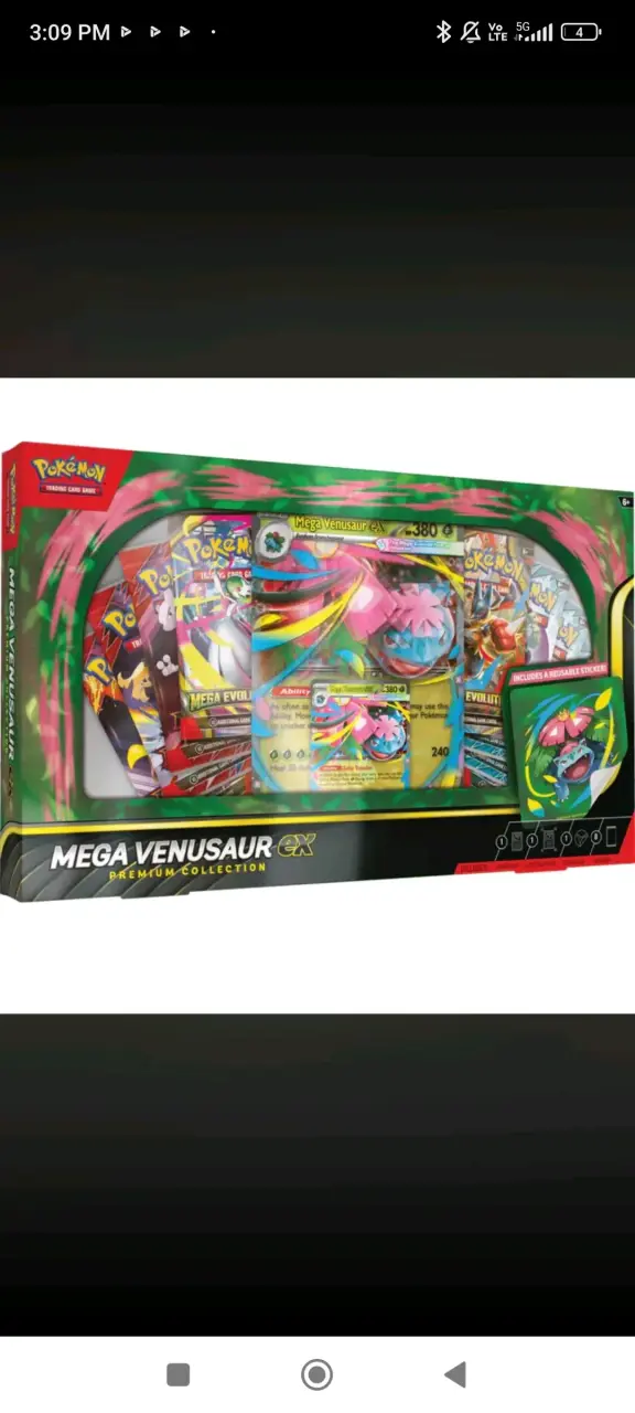 Caja Mega Venusaur EX Pokémon