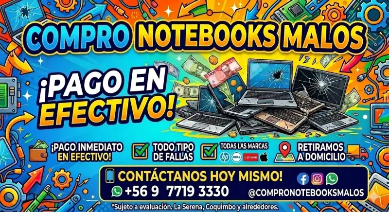 Notebooks para reparación