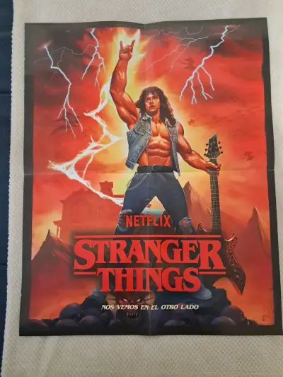 Póster Stranger Things + álbum de láminas panini - miniatura 1