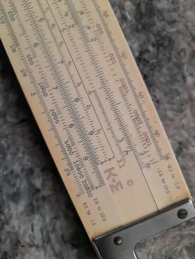 REGLA CALCULO KEUFFEL INGENIERÍA ESPECTACULAR Mate - miniatura 5