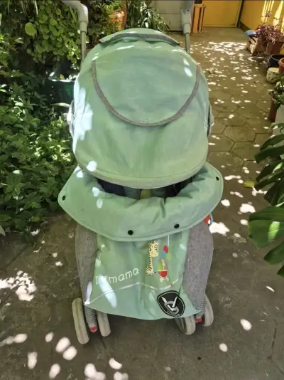 Coche de paseo verde Voyager - miniatura 4