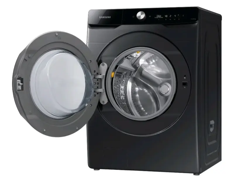 Lavadora Samsung frontal negra - 2