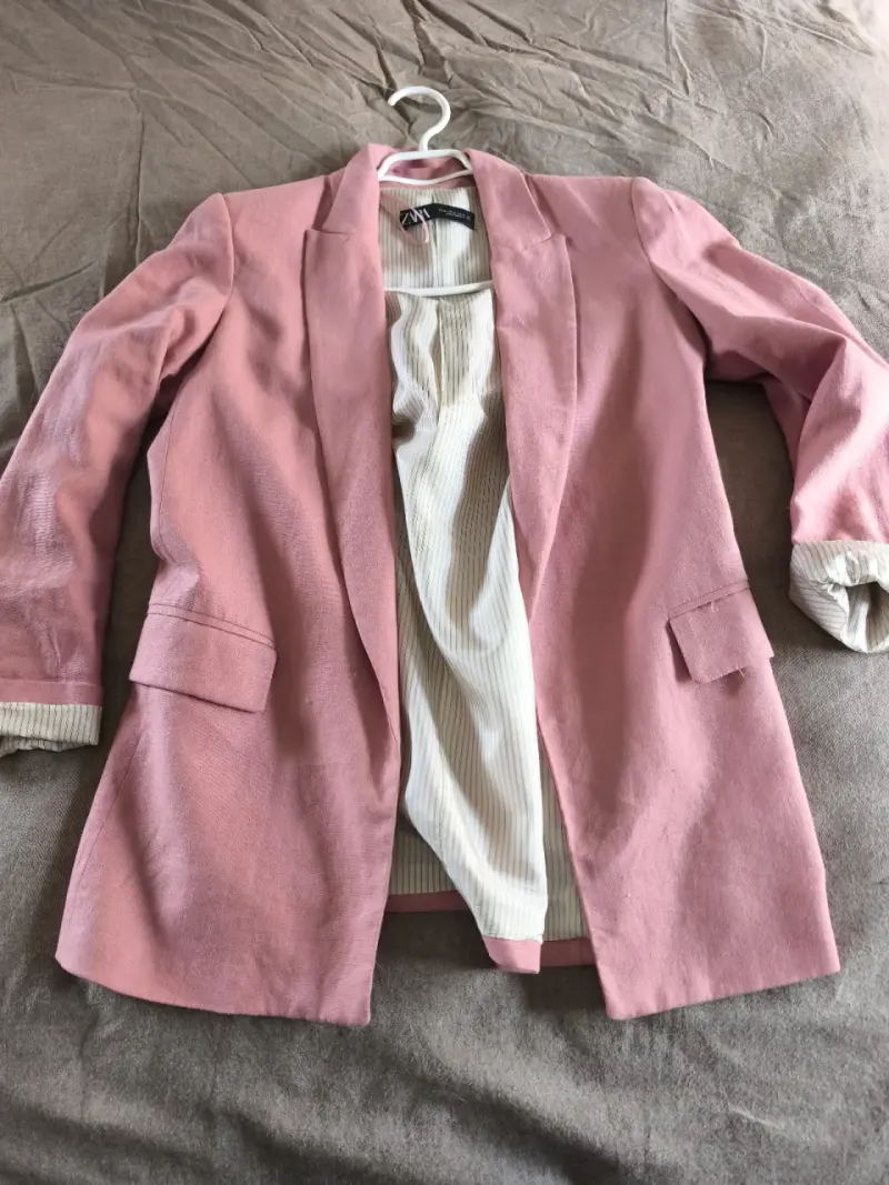 Blazer rosado zara - 1