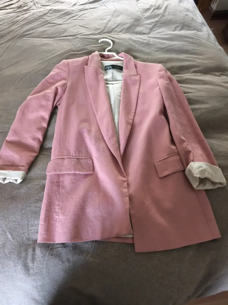 Blazer rosado zara - 3