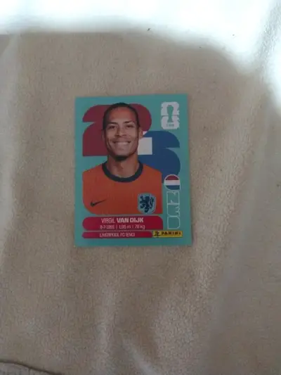 Lámina Panini Virgil van Dijk 2023 - miniatura 1
