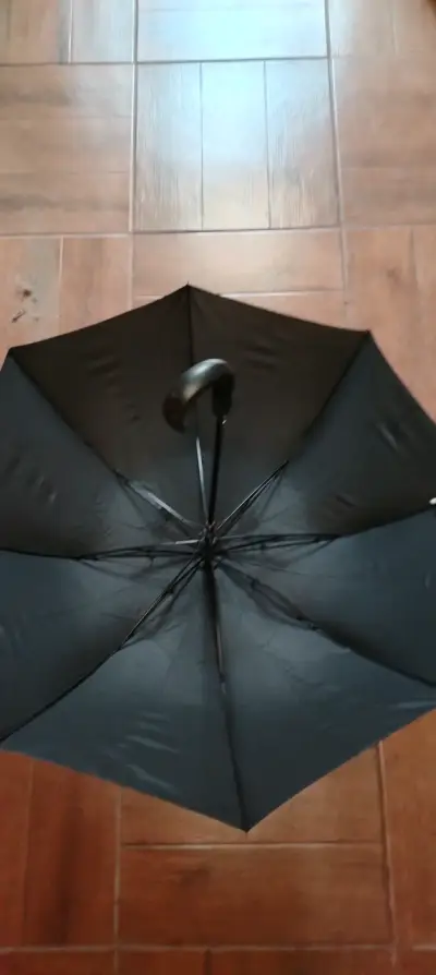 Paraguas negro Pluvia básico - miniatura 3