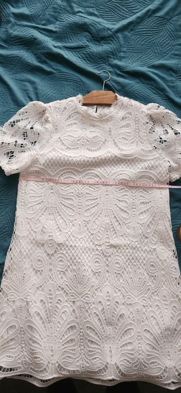 Vestido de encaje blanco - 2