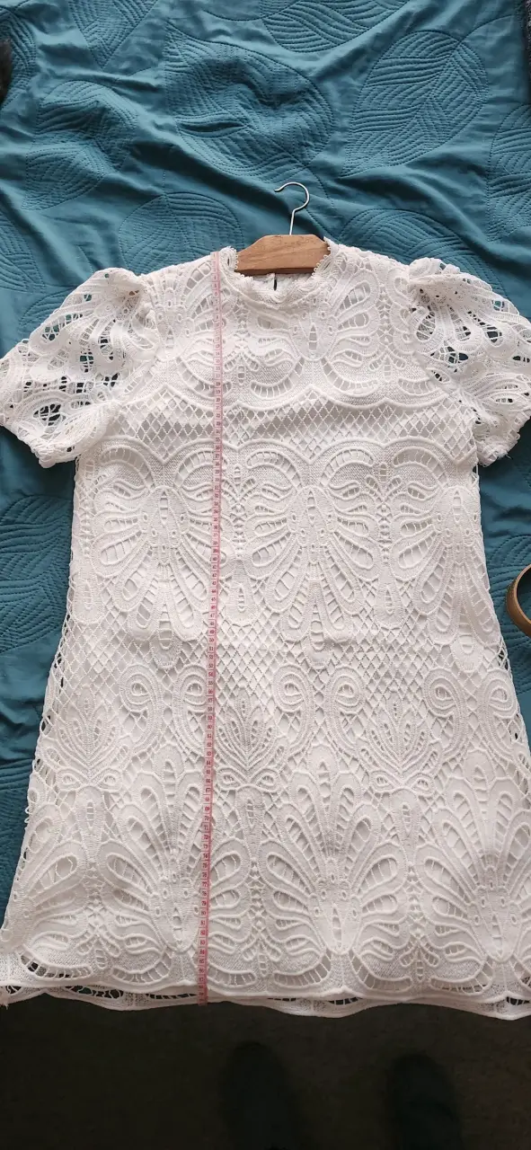 Vestido de encaje blanco - 3
