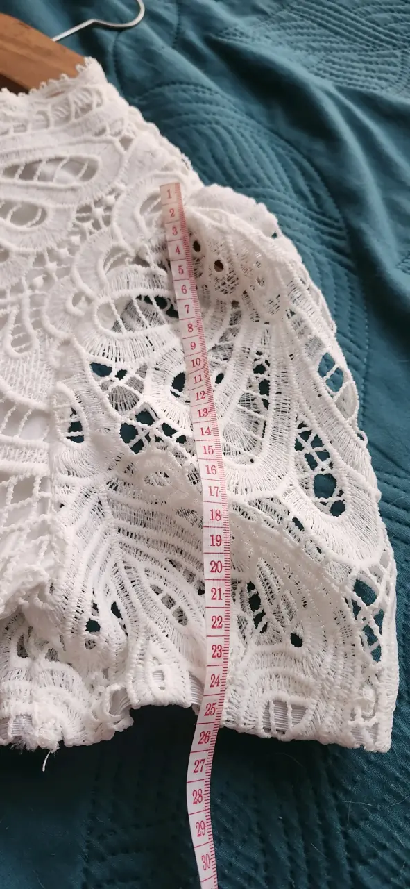 Vestido de encaje blanco - 4