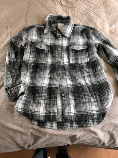 Camisa de franela a cuadros - miniatura 1
