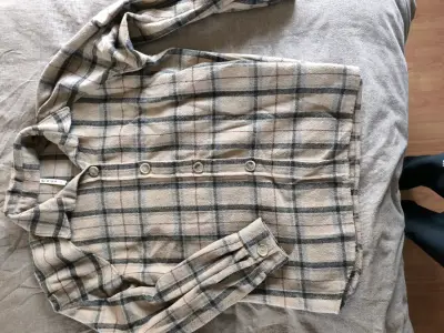 Camisa de franela a cuadros - miniatura 3