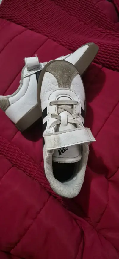 Zapatillas blancas de niño adidas - miniatura 1