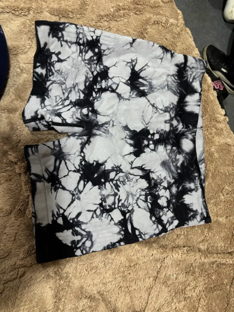 Shorts deportivos tie-dye - 1