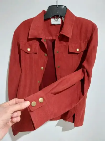 Chaqueta de pana roja - miniatura 3
