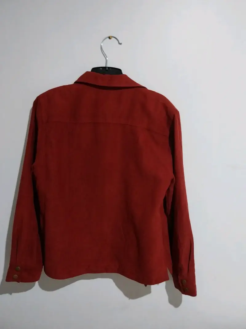 Chaqueta de pana roja - 4