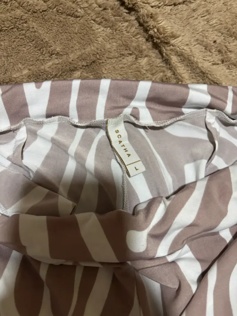 Pantalón palazzo estampado cebra - 2