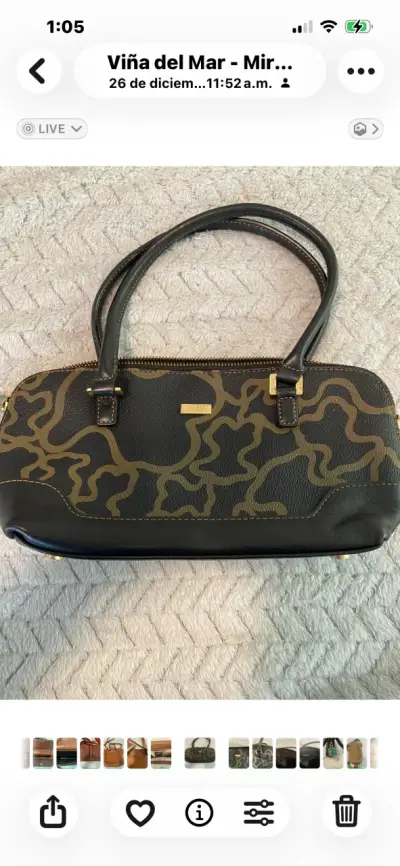 Bolso de mano estampado camuflaje de lujo - miniatura 1