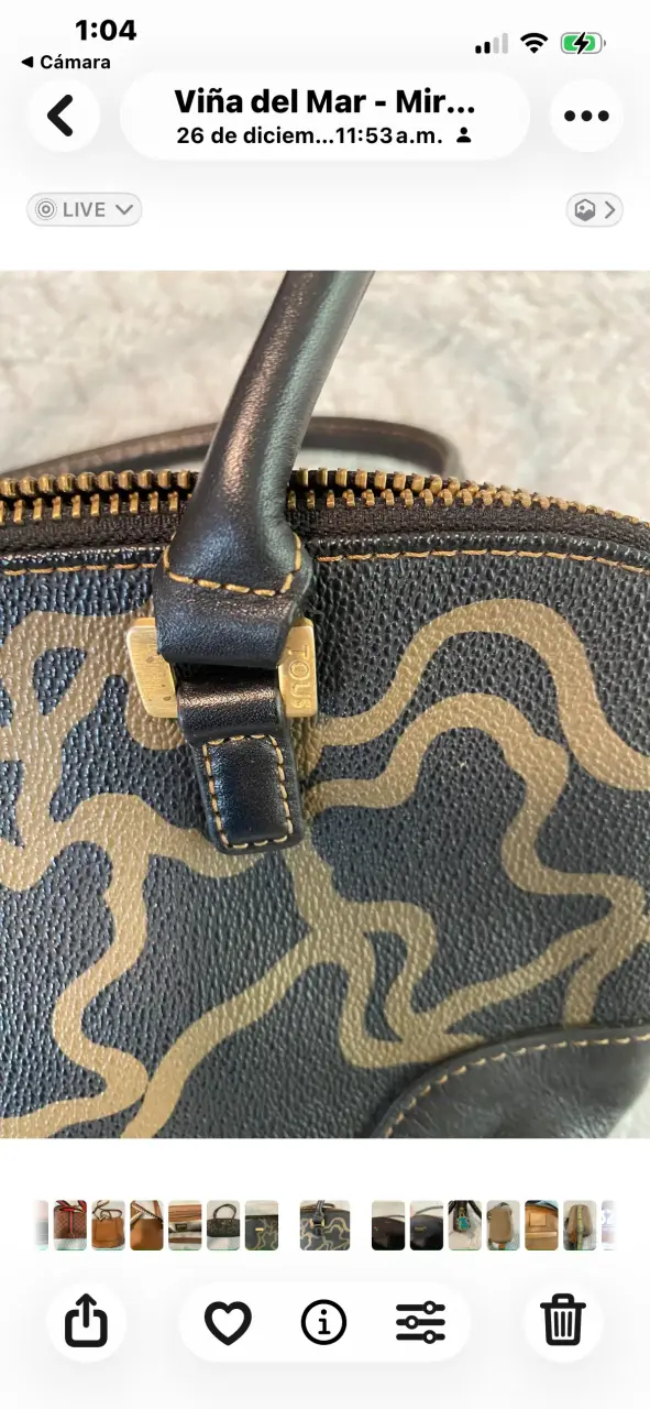 Bolso de mano estampado camuflaje de lujo - 3