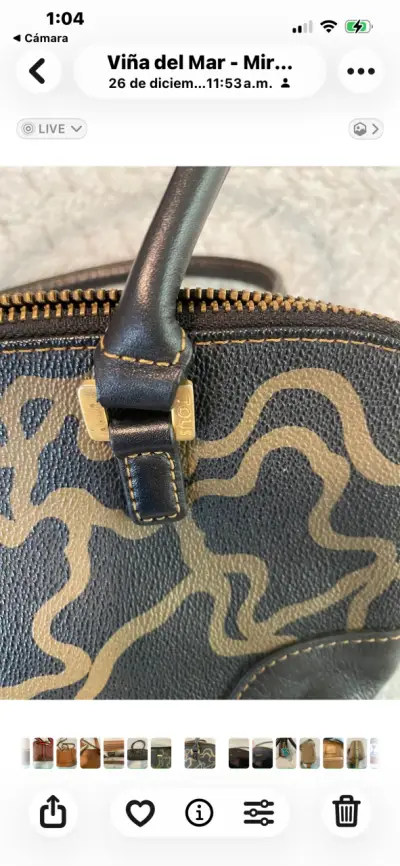 Bolso de mano estampado camuflaje de lujo - miniatura 3