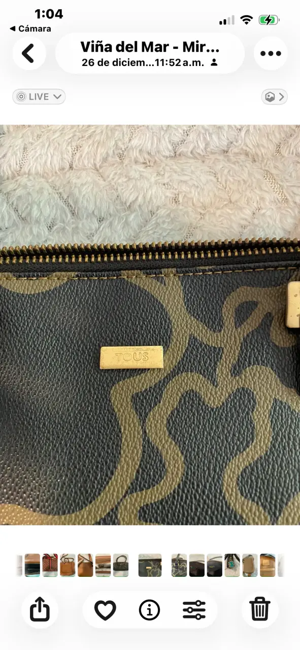 Bolso de mano estampado camuflaje de lujo - 4