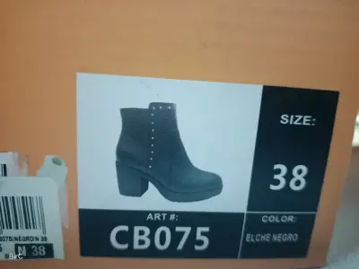 Botines negros talla 38 - miniatura 1