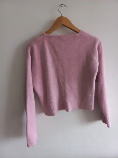 Chaleco rosa de lana - miniatura 4