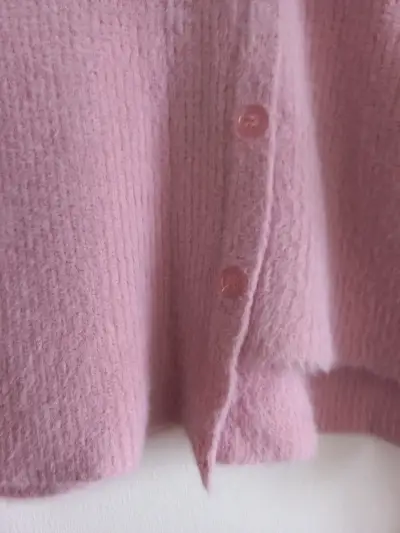 Chaleco rosa de lana - miniatura 5