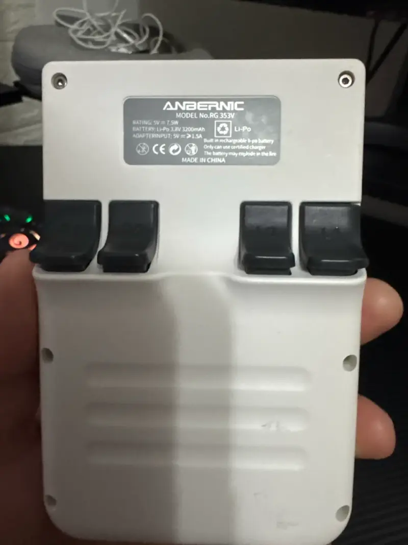 MINI CONSOLA RETRO ANBERNIC RG353V 64G BLANCO - 3