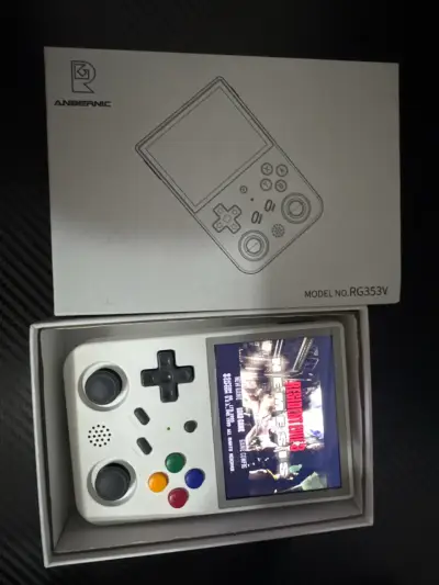 MINI CONSOLA RETRO ANBERNIC RG353V 64G BLANCO - miniatura 5