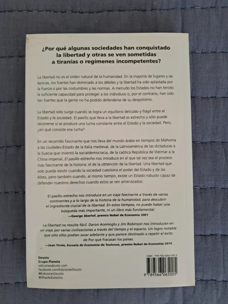 El Pasillo Estrecho - Acemoglu y Robinson - 2