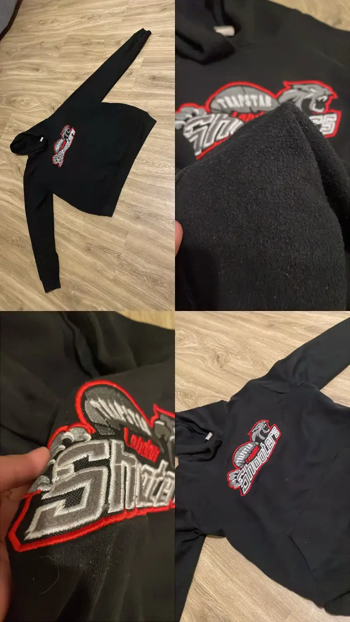 Polerón negro con logo