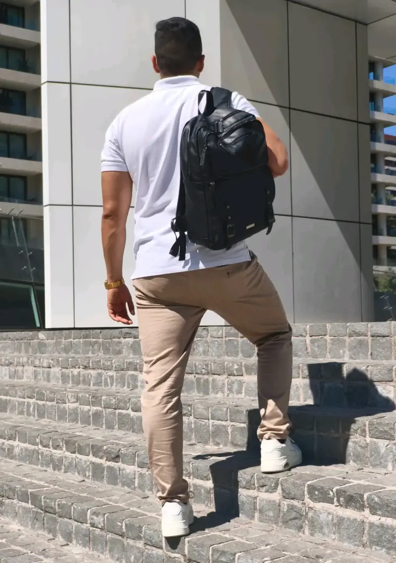 Mochila Ecocuero Urbana 21L | Hombre y Mujer | - 4