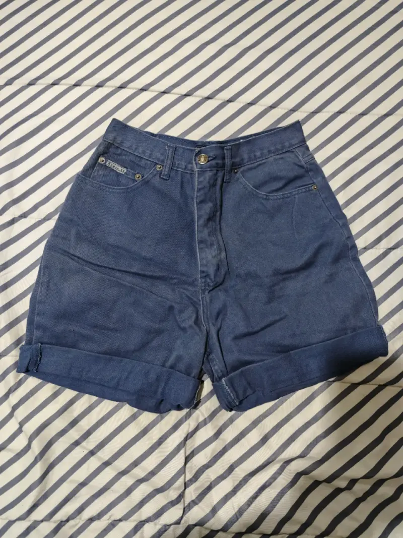 Shorts de mezclilla azul - 1