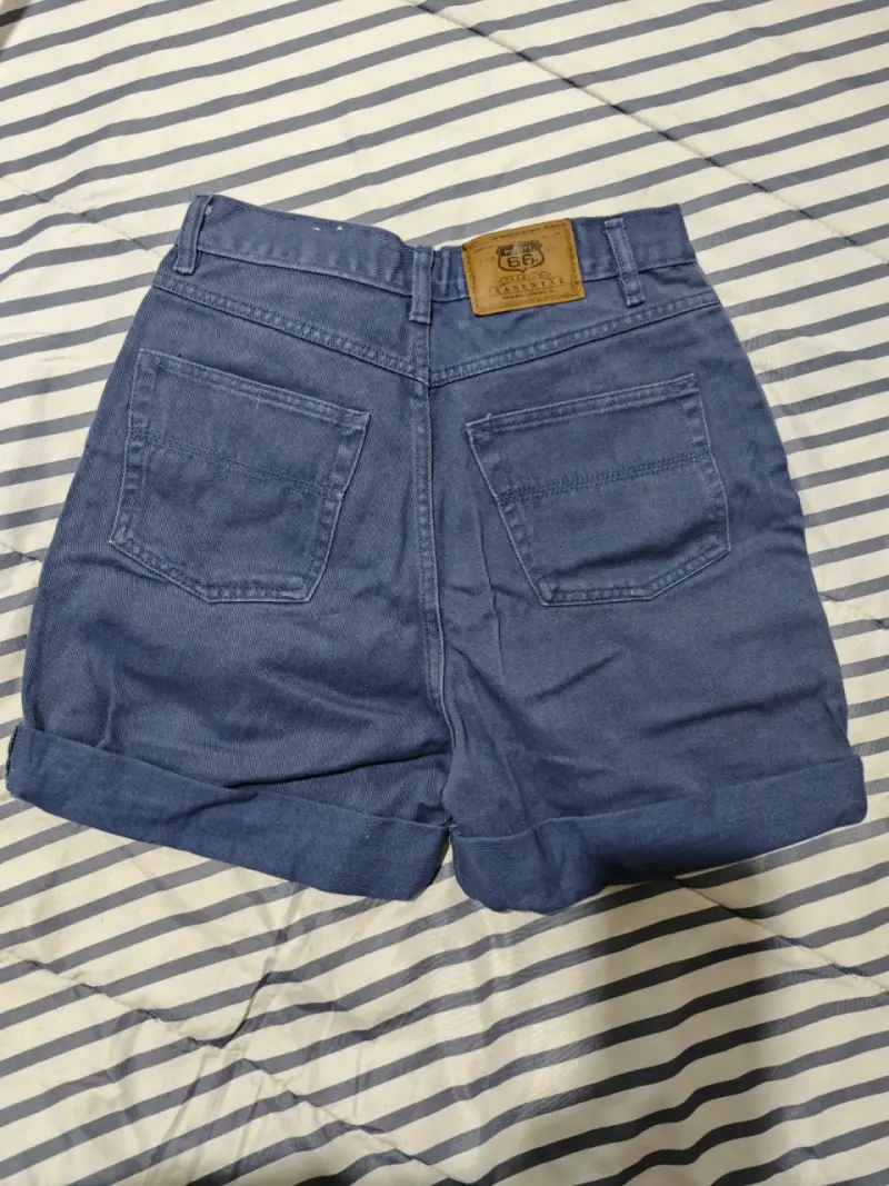 Shorts de mezclilla azul - 2