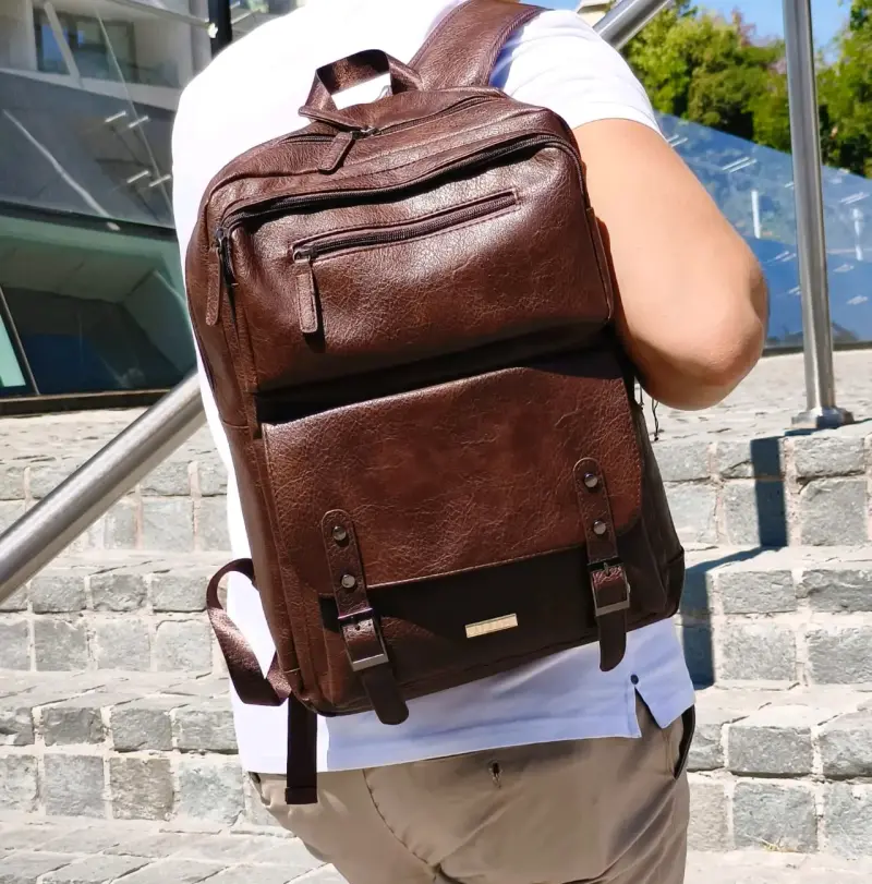Mochila Ecocuero Urbana 21L | Hombre y Mujer | - 3