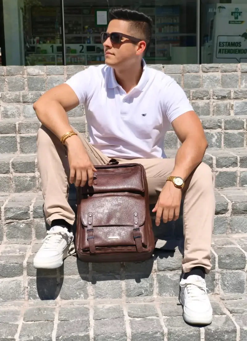 Mochila Ecocuero Urbana 21L | Hombre y Mujer | - 5