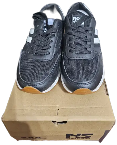 Zapatillas deportivas negras estilo retro - miniatura 2