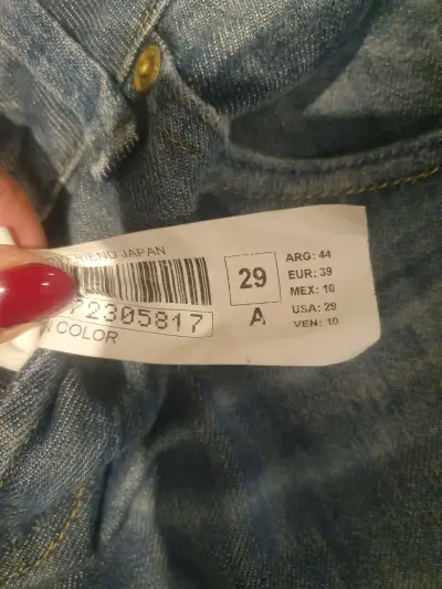 Jeans desgastados azul oscuro - miniatura 3
